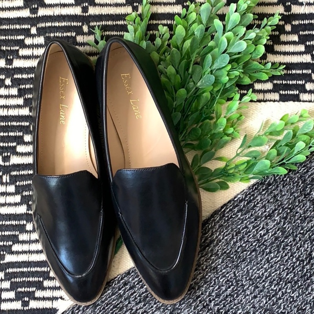 New! Black Loafers from Essex Lane